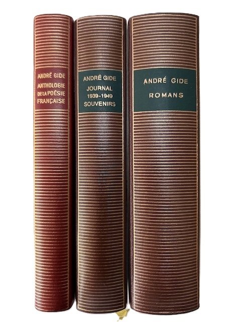 Gide, André - Lot de 3 volumes La Pléiade - 1984-1990