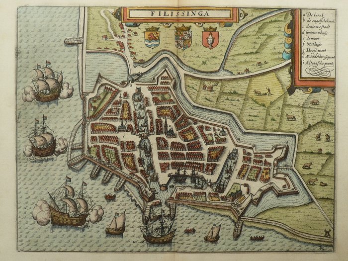 Holland - Vlissingen; Lodovico Guicciardini / W. Blaeu - Flissinga - 1601-1620