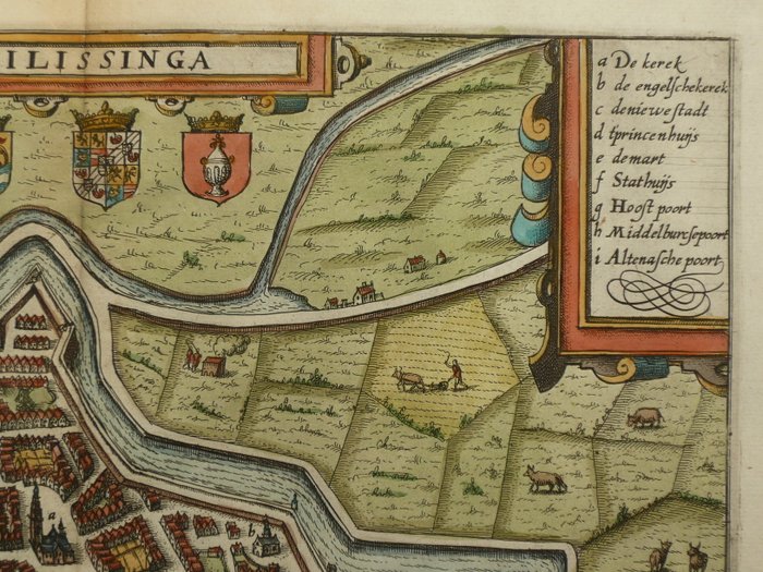 Holland - Vlissingen; Lodovico Guicciardini / W. Blaeu - Flissinga - 1601-1620