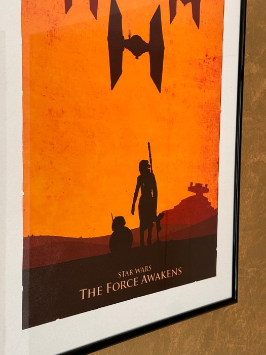 Rey - Star Wars Movie Poster - The Force Awakens