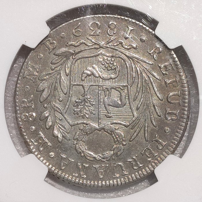 Peru. 8 Reales 1839 Lima MB