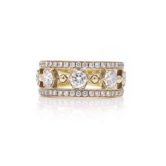 Other brand - Ring Boodles  Dunthorne 18kt. gult guld Diamant (Natur)