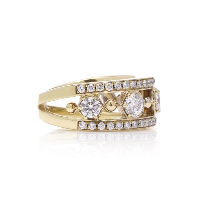 Other brand - Ring Boodles  Dunthorne 18kt. gult guld Diamant (Natur)