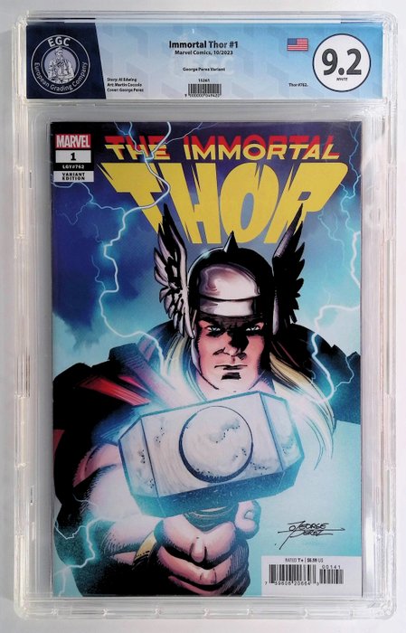 Immortal Thor #1 - EGC graded 9.2 - 1 Graded comic