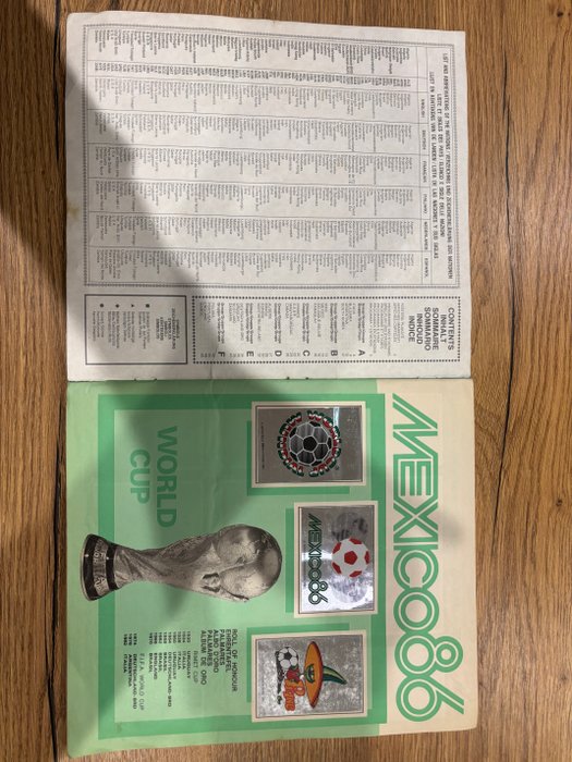 Panini - World Cup Mexico 86 - 1 Complete Album