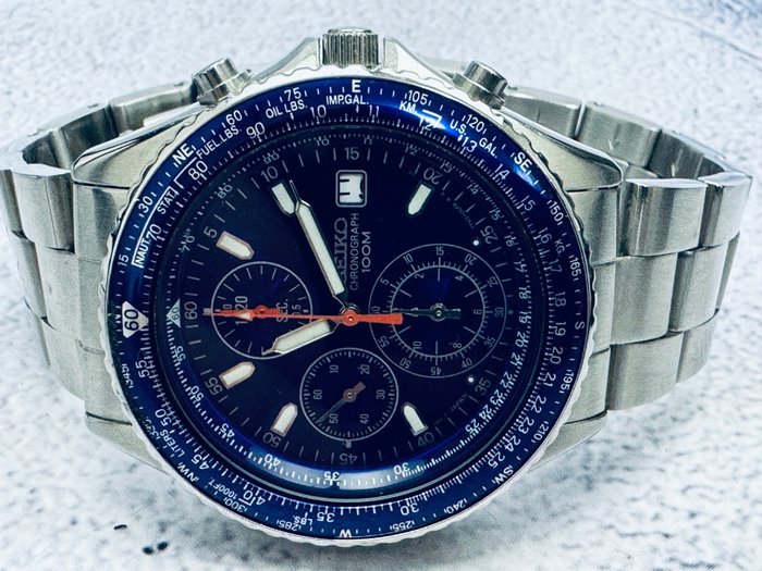 Seiko - Ingen mindstepris - 7T92-0CF0 - Mænd - 2000-2010