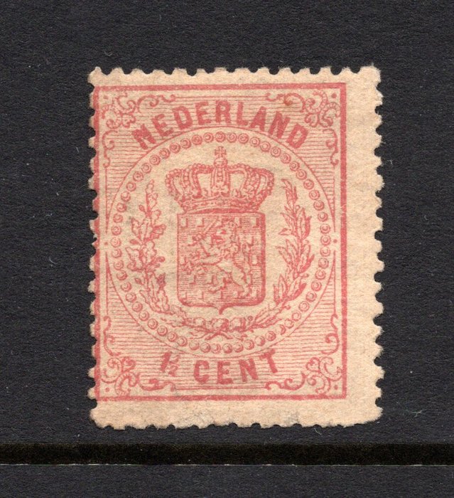 Holland 1869 - Våbenmærke - Gratis forsendelse til hele verden - NVPH 16