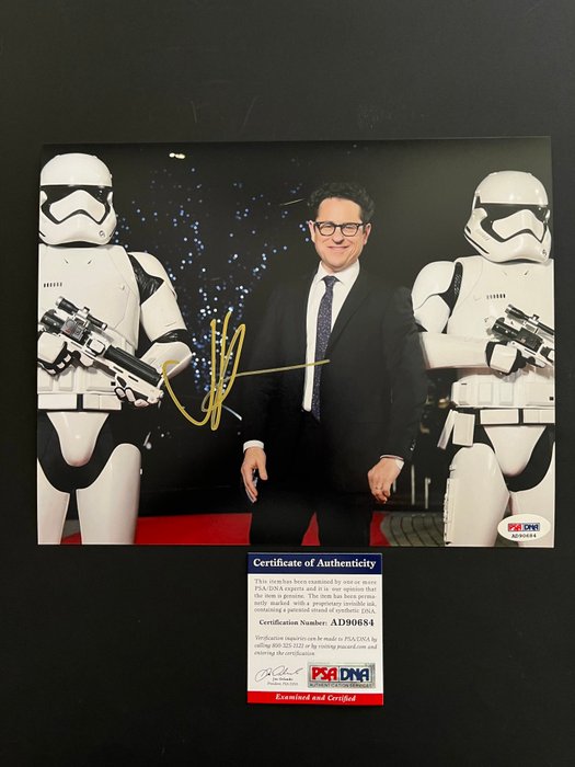 Star Wars Episode VII: The Force Awakens, J.J. Abrams - Signed in Person - with PSA/DNA Certificate - Autograph, photo - No Reserve!