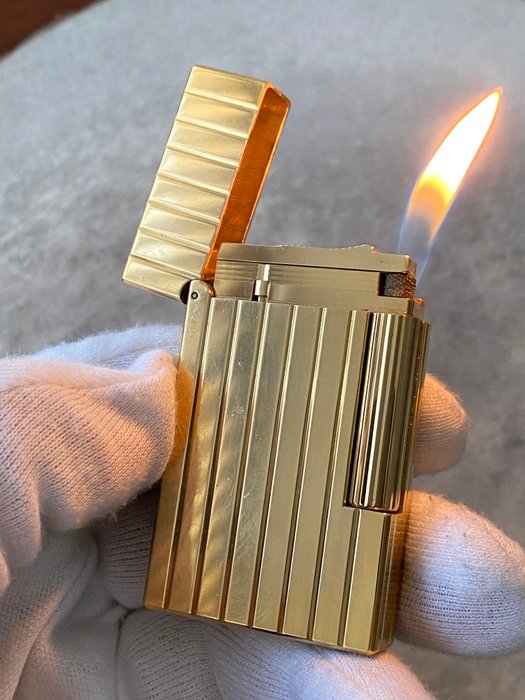 ST Dupont - Rare Large Ligne 2 - Lighter - Forgyldt