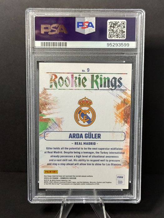 2023/24 Panini Donruss Fifa Lamine Yamal Rookie Kings PSA 10 Graded card