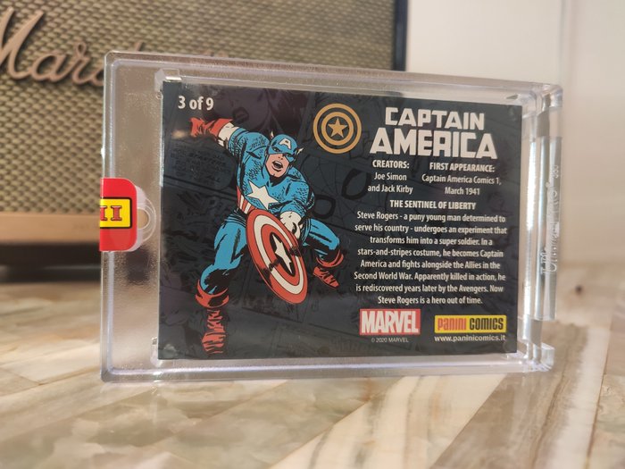 Panini- MARVEL Icons Black Gold Collection - Limited Edition. - Marvel Capitan America - 1 Sealed box