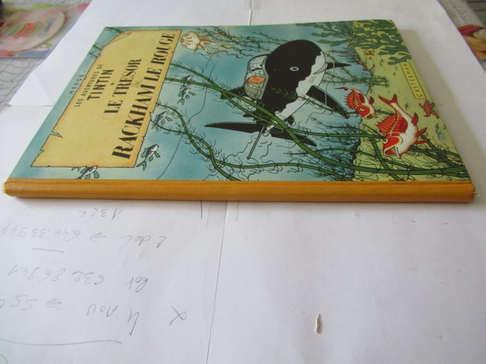 Tintin T12 - Le Tresor de Rackham le Rouge (B26) - C - 1 Album - Genoptryk - 1958