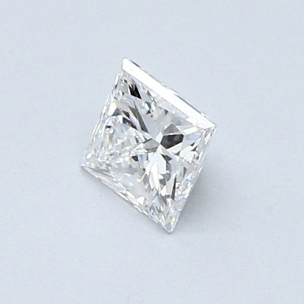 1 pcs Diamant  (Natur)  - 0.53 ct - Kvadrat - D (farveløs) - VVS2 - Gemological Institute of America (GIA)