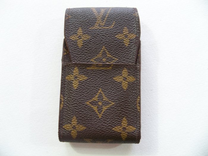 Louis Vuitton - Cigaretetui - Coated canvas, Taiga læder