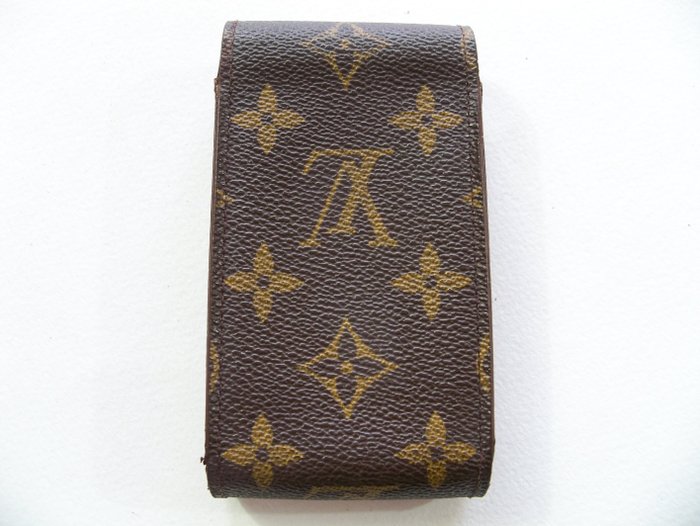 Louis Vuitton - Cigaretetui - Coated canvas, Taiga læder