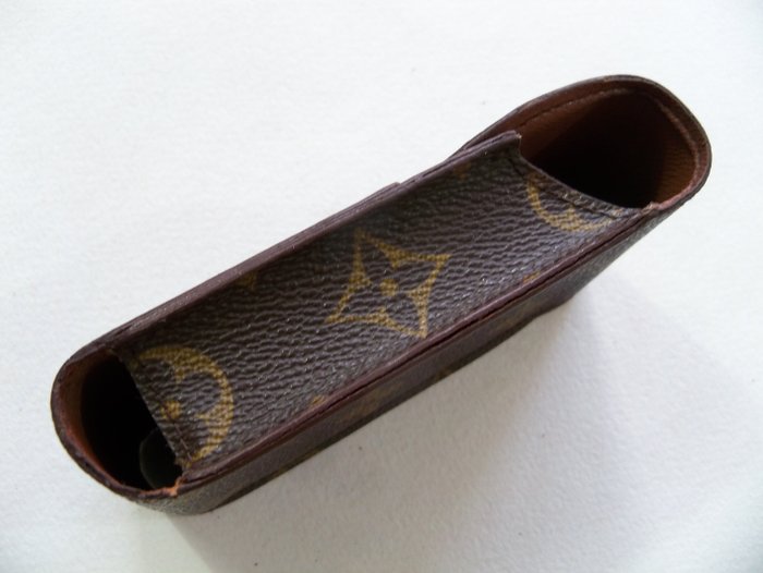 Louis Vuitton - Cigaretetui - Coated canvas, Taiga læder