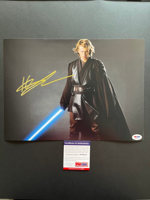 Star Wars Episode III: Revenge of the Sith, Hayden Christensen (Anakin) - Signed in Person - with PSA/DNA Certificate - Autograph, photo - No Reserve!