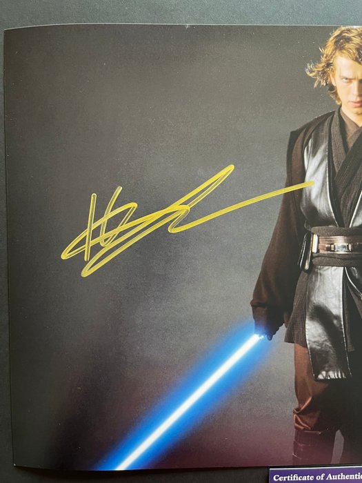 Star Wars Episode III: Revenge of the Sith, Hayden Christensen (Anakin) - Signed in Person - with PSA/DNA Certificate - Autograph, photo - No Reserve!