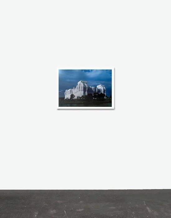 Christo  Jeanne-Claude (1935-2020) - Wrapped Reichstag - Ost- und Nordfassade - Handsigned Print - 50 x 70 cm