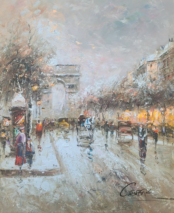 Christof Vevers (1962) - Avenue des Champs-Elysées ~ Paris