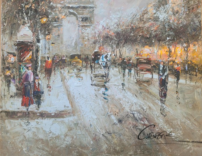 Christof Vevers (1962) - Avenue des Champs-Elysées ~ Paris