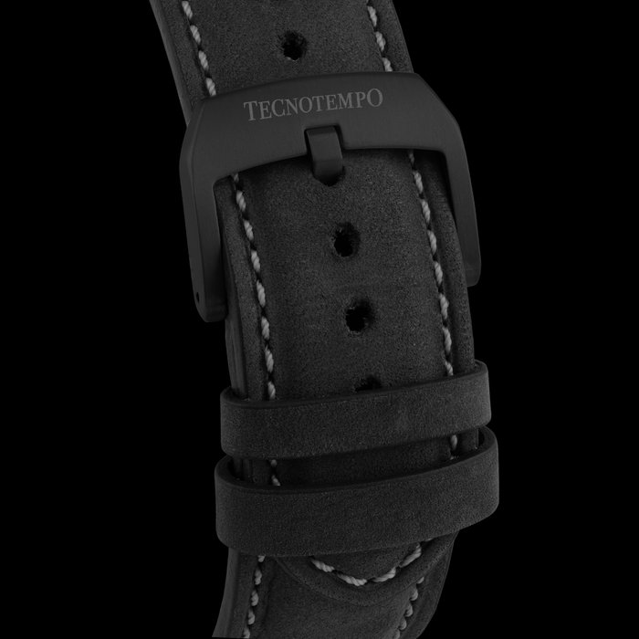 Tecnotempo - "Commando" Forged Carbon  Titanium - Automatic - Ingen mindstepris - TT300CTBB (leather strap) - Mænd - 2011-nu