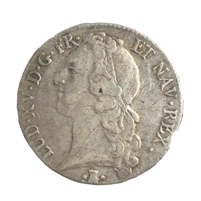 Frankrig. Ludvig 15. (1715-1774). Ecu 1755-T, Nantes