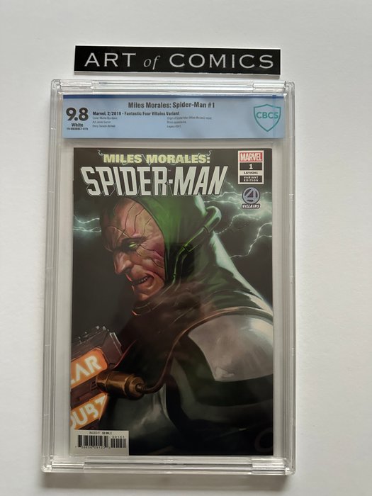 Miles Morales: Spider-Man #1 - (Ultimate Spider-Man #241) - Origin Spider-Man Retold - CBCS Graded 9.8 - 1 Graded comic - Første udgave - 2019