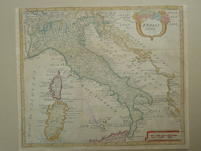 Europa - Italien / Sicilien / Sardegna; Ph Cluverius / Martinu Haïler - Italia Nova - 1681-1700