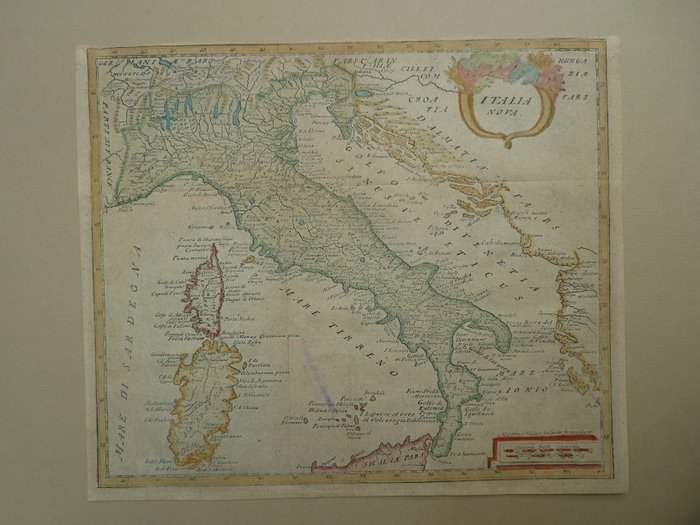 Europa - Italien / Sicilien / Sardegna; Ph Cluverius / Martinu Haïler - Italia Nova - 1681-1700