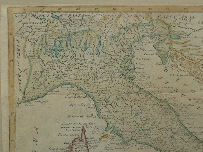 Europa - Italien / Sicilien / Sardegna; Ph Cluverius / Martinu Haïler - Italia Nova - 1681-1700