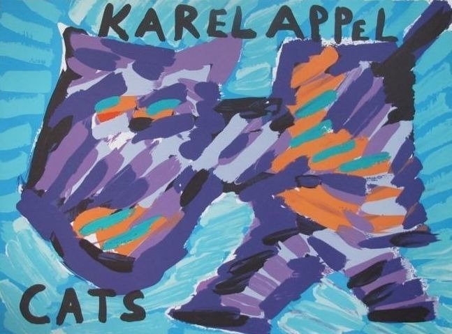 Karel Appel (1921-2006) - Happy Cat