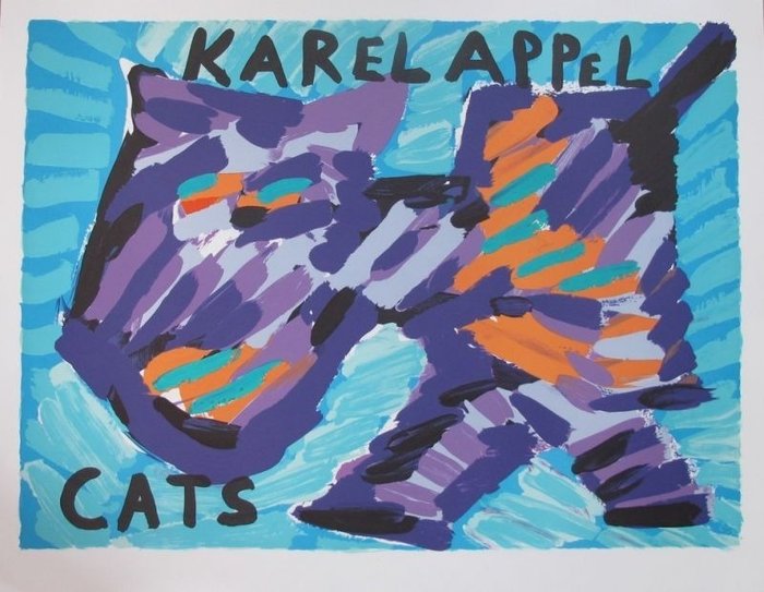 Karel Appel (1921-2006) - Happy Cat