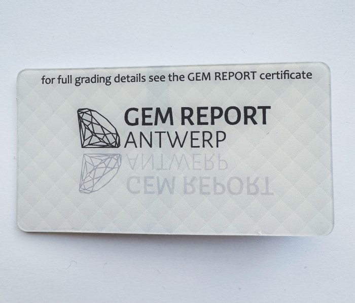 Ingen mindstepris - 7 pcs Diamant  (Natur)  - 0.60 ct - Rund - D (farveløs), F - VS1, VS2 - Gem Report Antwerp (GRA)