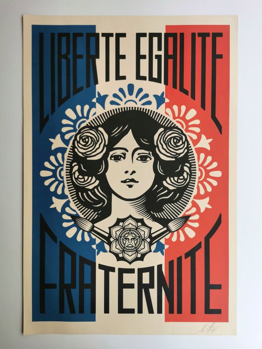 Shepard Fairey (OBEY) - Liberté Égalité Fraternité - First Edition 2018 - 2010‹erne