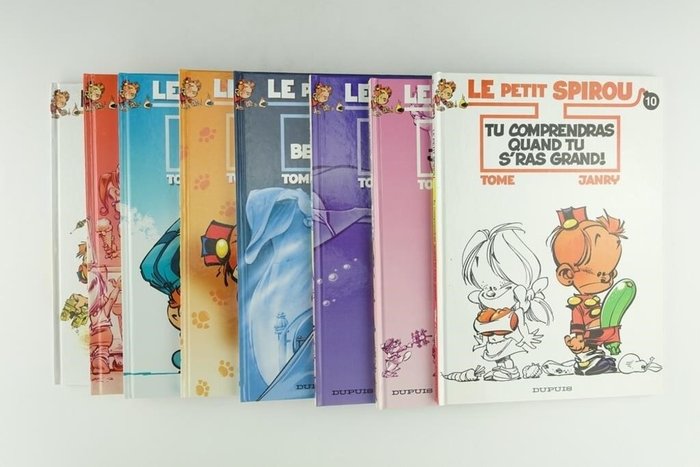 Le Petit Spirou T1 à T17 - 17x C - 17 Album - Første udgave - 1990/2015