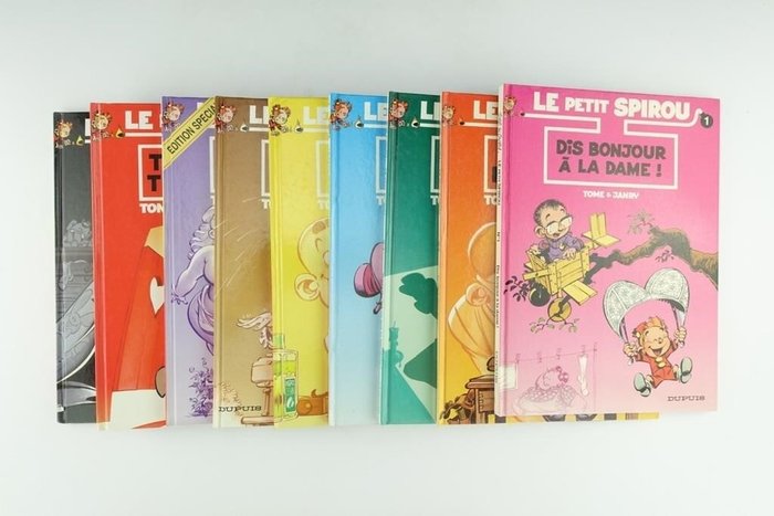 Le Petit Spirou T1 à T17 - 17x C - 17 Album - Første udgave - 1990/2015