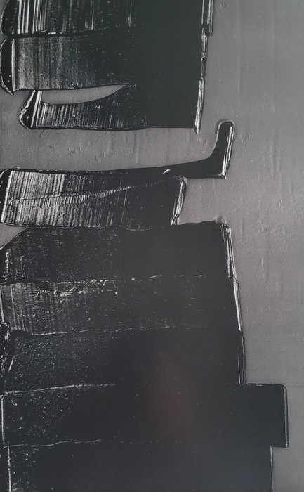 Pierre Soulages (1919-2022) (D'après) - Peinture 4 juillet 2021