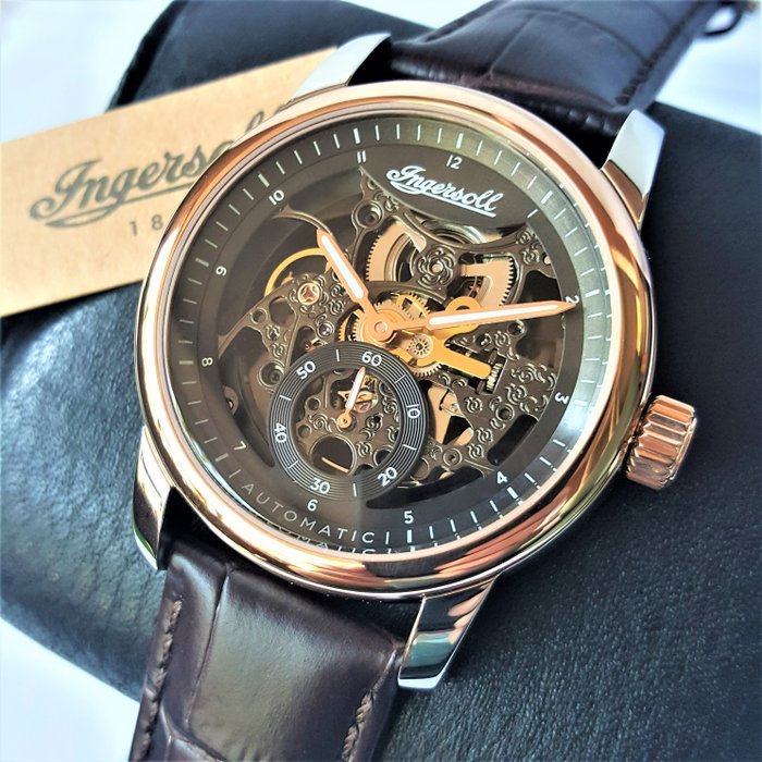 Ingersoll - Automatic - Skeleton - Gold - New - Ingen mindstepris - Mænd - Ny