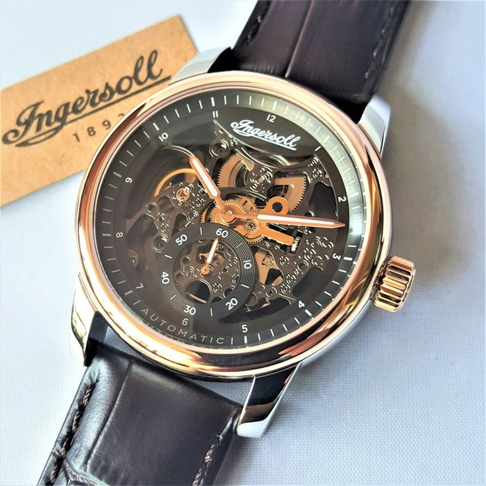 Ingersoll - Automatic - Skeleton - Gold - New - Ingen mindstepris - Mænd - Ny