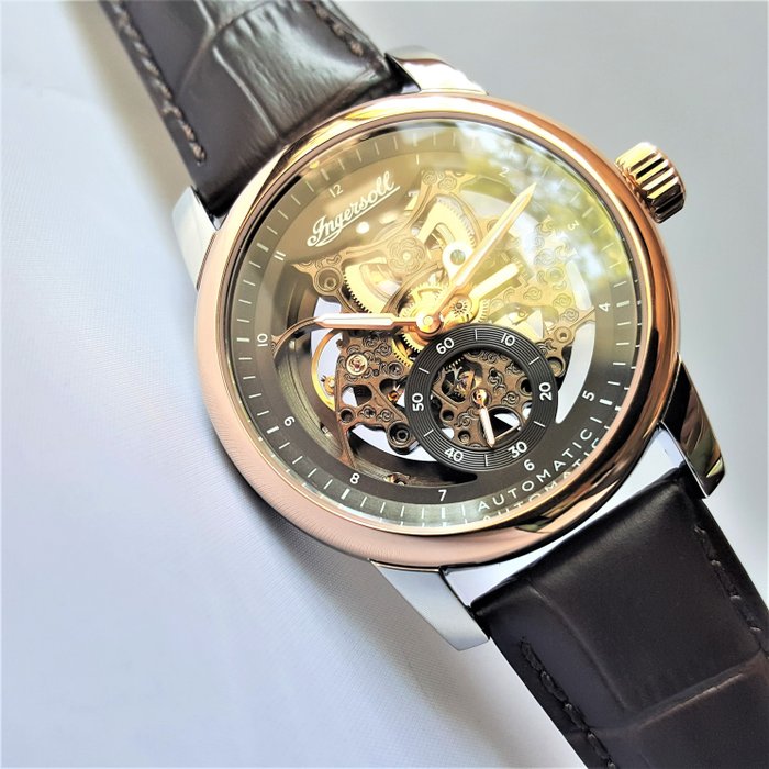 Ingersoll - Automatic - Skeleton - Gold - New - Ingen mindstepris - Mænd - Ny