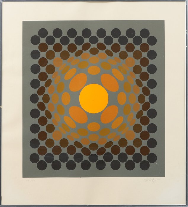 Victor Vasarely (1906-1997) - Composition