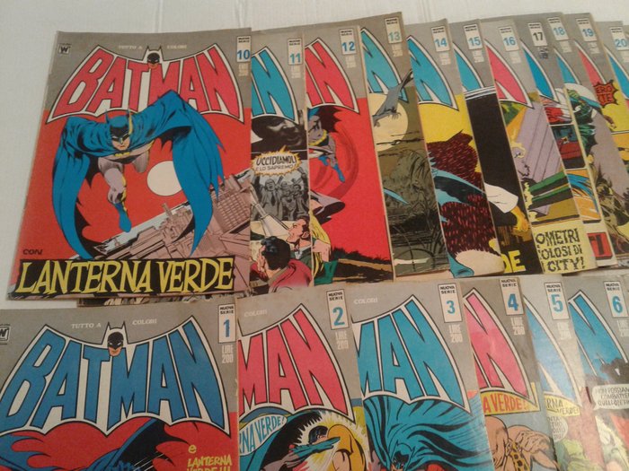 Batman e Lanterna Verde 1/21 completa - 2° serie williams - 21 Comic - Første udgave - 1973