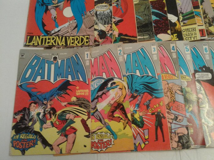 Batman e Lanterna Verde 1/21 completa - 2° serie williams - 21 Comic - Første udgave - 1973