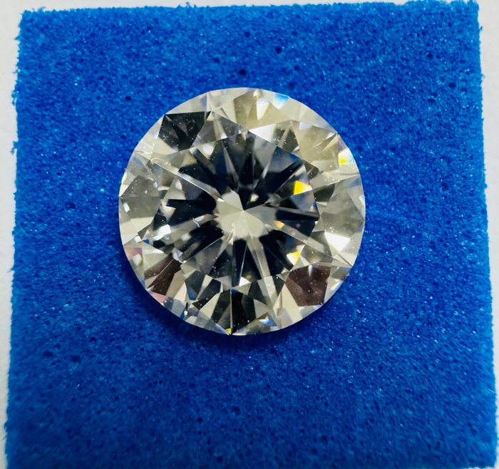 1 pcs Diamant  (Natur)  - 2.02 ct - Rund - D (farveløs) - VS1 - Gemological Institute of America (GIA) - *3EX*