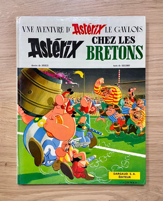 Asterix T8 - Astérix chez les Bretons - Particularité - C - 1 Album - Første udgave - 1966