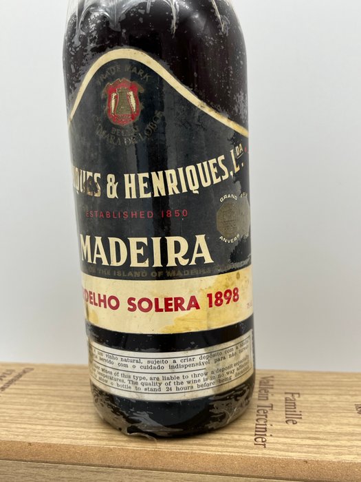 1898 Henriques  Henriques - Madeira Verdelho - 1 Flaske (0,75L)