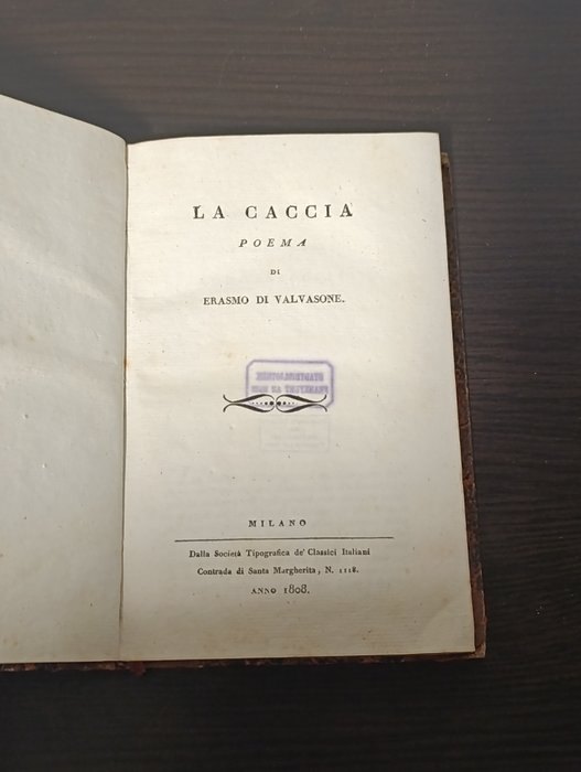 Erasmo di Valvasone - La caccia - 1808