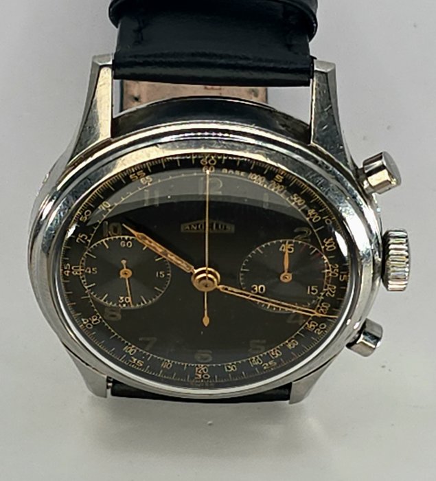 ANGELUS - Ungarischer Military Flieger Chronograph, - Angelus Kal.215 - Mænd - Schweiz 1950