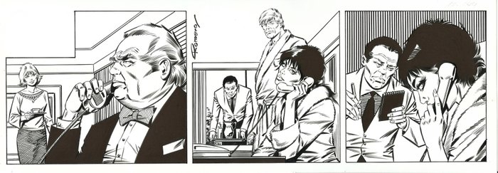 Romero, Enric Badia - 1 Original strimmel - Modesty Blaise - Strip #10144 - Last adventure ! - 2001